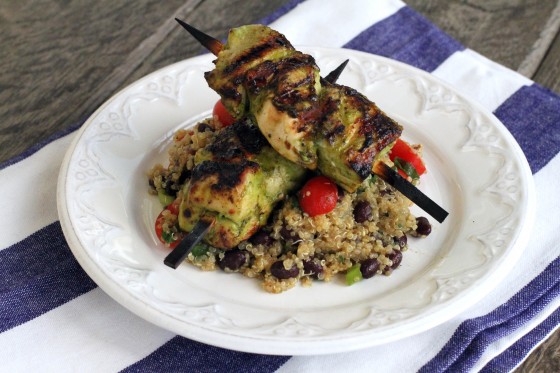 Cilantro Lime Chicken with Southwestern Quinoa | My Life as a Mrs