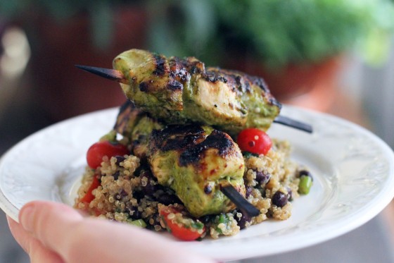 Cilantro Lime Chicken with Southwestern Quinoa | My Life as a Mrs
