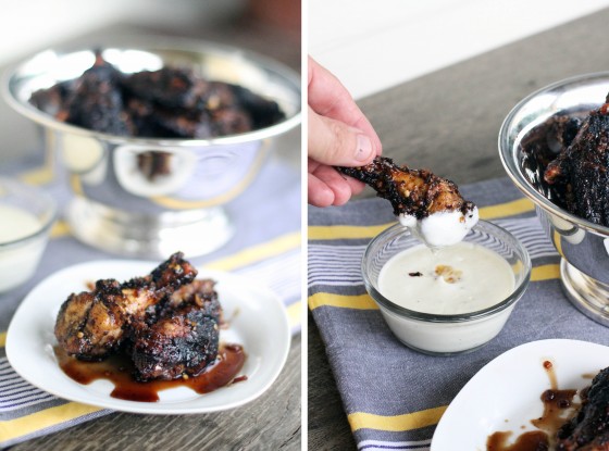 Sweet & Spicy Grilled Asian Wings | My Life as a Mrs